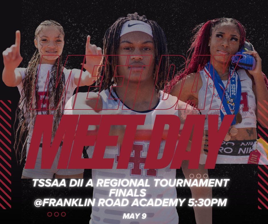 EHTrackandField's tweet image. Tonight is the Regional Track Meet and our girls and boys need all the support at Franklin Road Academy. Running events start at 5:30!
Use the link below to grab your tickets for $8.00 via GoFan or $10.00 cash.
gofan.co/event/3588409?…