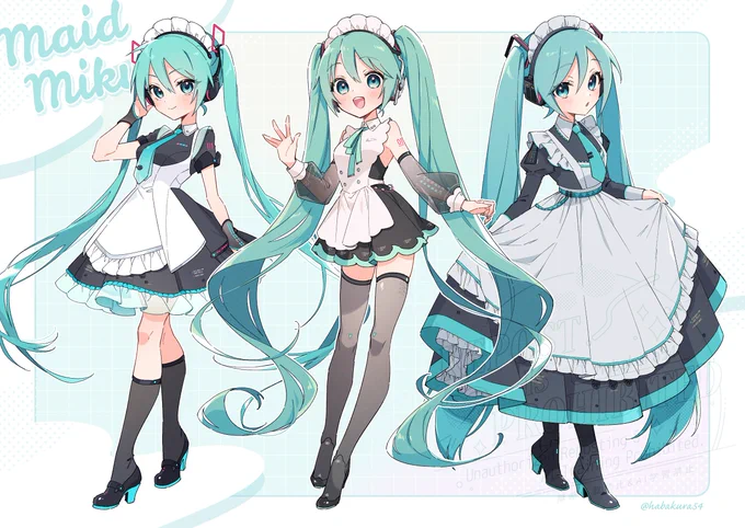 VOCALOID×メイドさん#メイドの日 #メイドの日2025 