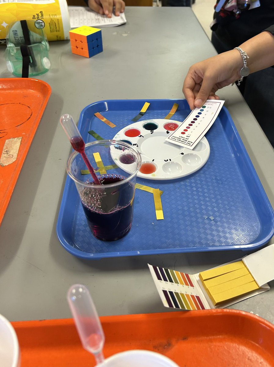 Ms. Cutler🔬 (@cutlerscience) on Twitter photo My <a href="/TravisMSBobcats/">Travis Bobcats</a> GT biologists are getting hands on experience with identifying the pH of different liquids. They are using litmus paper and cabbage juice indicator to see which one they have a better success rate with identifying the actual pH!
#myIrvingISD My <a href="/TravisMSBobcats/">Travis Bobcats</a> GT biologists are getting hands on experience with identifying the pH of different liquids. They are using litmus paper and cabbage juice indicator to see which one they have a better success rate with identifying the actual pH!
#myIrvingISD