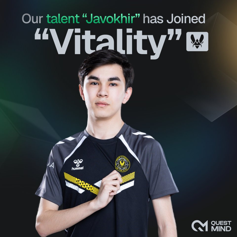 Questmind (@questmindgg) on Twitter photo Our CHESS GOAT <a href="/GMJSindarov/">Javokhir Sindarov</a> is joining <a href="/TeamVitality/">Team Vitality ๐</a> ๐
Wishing him all the success among the best French Organisation of all time ๐ซ๐ท
#InspiringTalent Our CHESS GOAT <a href="/GMJSindarov/">Javokhir Sindarov</a> is joining <a href="/TeamVitality/">Team Vitality ๐</a> ๐
Wishing him all the success among the best French Organisation of all time ๐ซ๐ท
#InspiringTalent