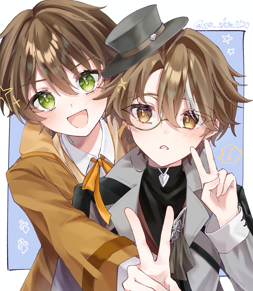 ヨアヒムとヴェルト・幼のツーショットが見たかったので描きました。可愛い！