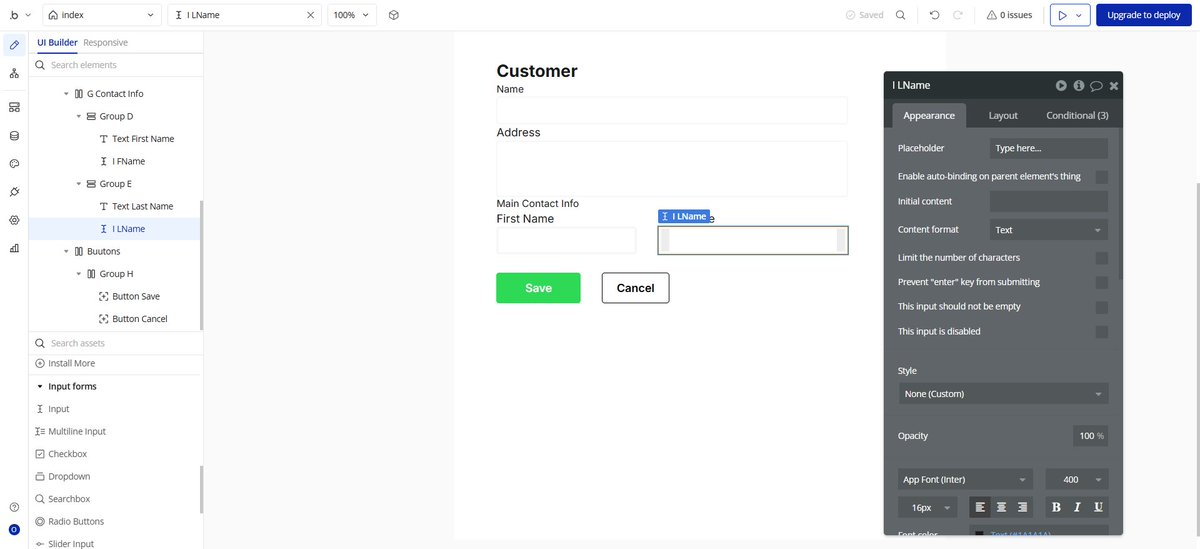 techwithnimmy's tweet image. 🚀 Building a smooth SaaS customer workflow in @bubble!
This is just the beginning. Let’s build scalable, user-friendly SaaS products together.
#NoCode #Bubble #SaaS #UXDesign #ProductDesign #Startups #MicroSaaS #TechTwitter #Entrepreneurship #CustomerSuccess
