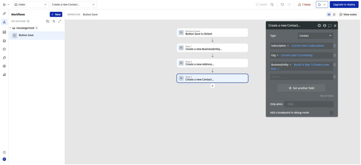 techwithnimmy's tweet image. 🚀 Building a smooth SaaS customer workflow in @bubble!
This is just the beginning. Let’s build scalable, user-friendly SaaS products together.
#NoCode #Bubble #SaaS #UXDesign #ProductDesign #Startups #MicroSaaS #TechTwitter #Entrepreneurship #CustomerSuccess