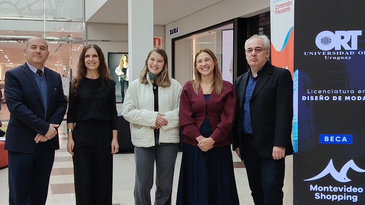 Universidad ORT Uruguay (@universidadort) on Twitter photo 🧵La Facultad de <a href="/Diseno_ORT/">Diseño ORT</a>, en colaboración con el <a href="/mvdshopping/">Montevideo Shopping</a>, hizo entrega de la Beca Montevideo Shopping.
Una oportunidad única para impulsar el talento joven en la Licenciatura en Diseño de Modas. 🧵La Facultad de <a href="/Diseno_ORT/">Diseño ORT</a>, en colaboración con el <a href="/mvdshopping/">Montevideo Shopping</a>, hizo entrega de la Beca Montevideo Shopping.
Una oportunidad única para impulsar el talento joven en la Licenciatura en Diseño de Modas.