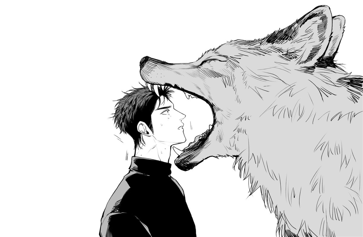 탱댐
늑대는 애정표현으로
머리를 씹는대요,,,