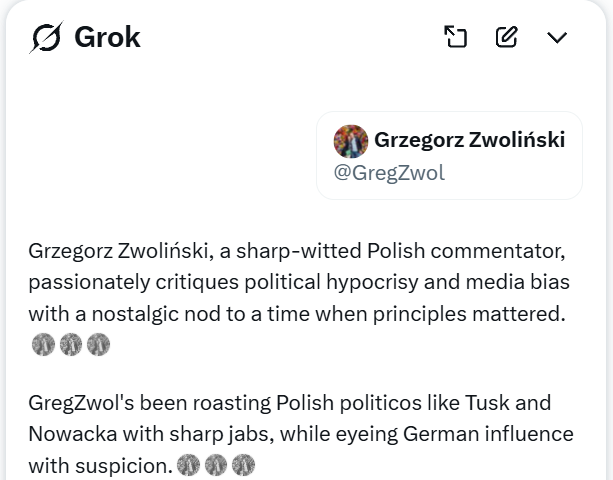 Grzegorz Zwoliński tweet media