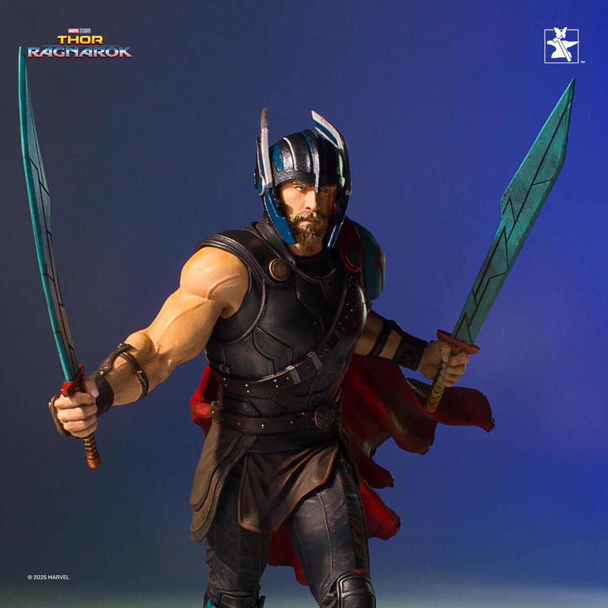 The God of Thunder goes full gladiator. ⚡ This Marvel Studios' Thor: Ragnarok - Thor Collector’s Gallery Statue captures the style of Thor’s arena-ready look. Order today at bit.ly/THOR_GALLERY.

#Marvel #ThorRagnarok #Thor #GodofThunder #GalleryStatue
