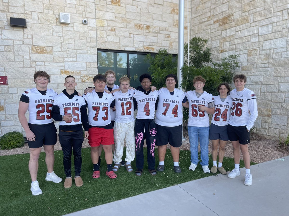 Thursday Night Spring Game followed by Friday Morning at our Elementary Schools opening up car doors and serving our community. Super proud of these players and coaches. #beliEVe #DoHardThings