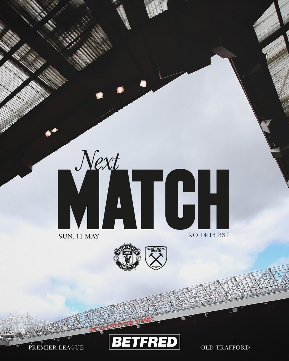 ManUtd's tweet image. Back to Old Trafford tomorrow ๐
#MUFC || @Betfred
