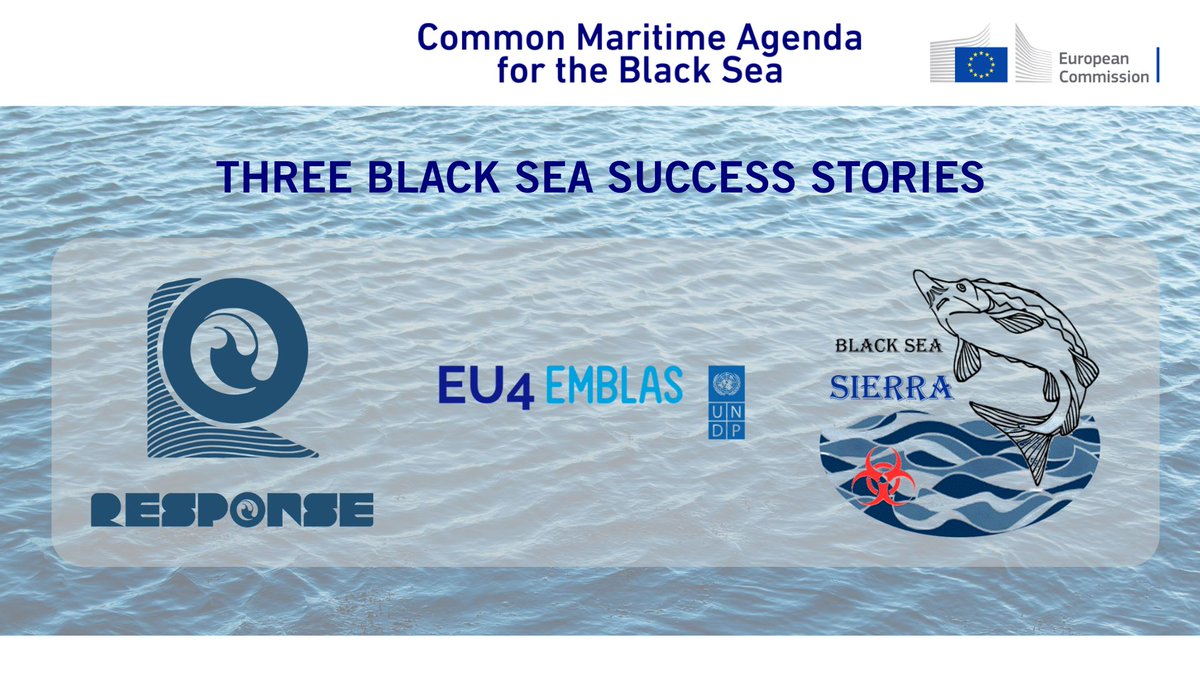Common Maritime Agenda for the Black Sea (@eu_blackseaam) on Twitter photo 🌊War-related pollution in the #BlackSea is a rising concern. Three #EUprojects - #RESPONSE, #EU4EMBLAS & #BlackSeaSierra are boosting marine monitoring & harmonising data to combat this.
Read more🔗black-sea-maritime-agenda.ec.europa.eu/black-sea-succ…
#MarinePollution #BlueEconomy #EnvironmentalResilience 🌊War-related pollution in the #BlackSea is a rising concern. Three #EUprojects - #RESPONSE, #EU4EMBLAS & #BlackSeaSierra are boosting marine monitoring & harmonising data to combat this.
Read more🔗black-sea-maritime-agenda.ec.europa.eu/black-sea-succ…
#MarinePollution #BlueEconomy #EnvironmentalResilience