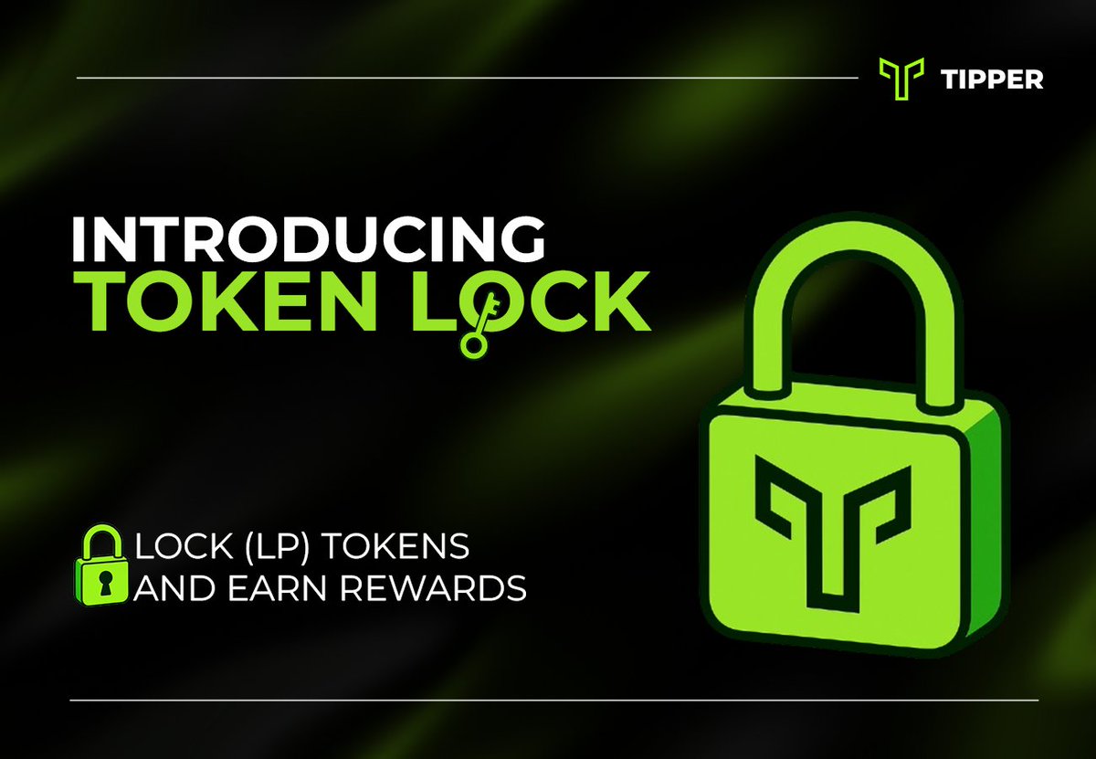 Tipperxrpl's tweet image. ⚡ New Feature Alert!

Our rewarding platform is expanding with Token Lock and LP Token Lock rewarding programs.

🔒 Lock (LP) tokens
🎁 Earn rewards

Get listed early — DM us!