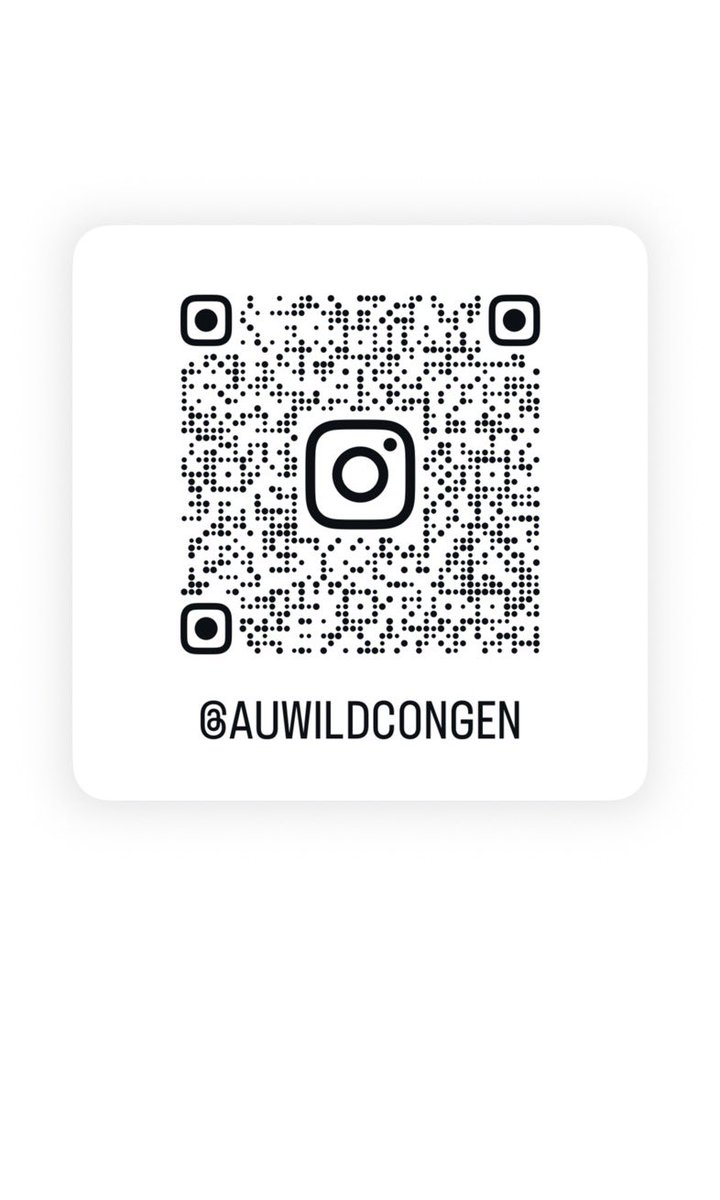We finally made an Instagram!🎉

Follow us at instagram.com/auwildcongen?i…  
Or using the qr below to stay updated on all things related to our lab! We’d love your support 💜🧬