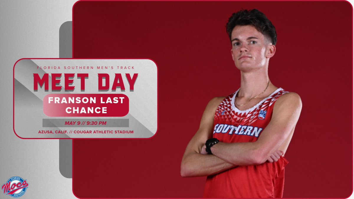 Florida Southern Mocs (@fsc_mocs) on Twitter photo IT'S MEET DAY!!!
Anthony Matthew and Christian Giller will represent <a href="/FSCXCTRACK/">FSC XC/TRACK</a> in the 800m and 10K, respectively!
🆚 Franson Last Chance
📍 Azusa, Calif. // Cougar Athletic Stadium
📊 zurl.co/UxpE3
📺($) zurl.co/Vc11Q
📷 Christian Giller
#LetsGoMocs IT'S MEET DAY!!!
Anthony Matthew and Christian Giller will represent <a href="/FSCXCTRACK/">FSC XC/TRACK</a> in the 800m and 10K, respectively!
🆚 Franson Last Chance
📍 Azusa, Calif. // Cougar Athletic Stadium
📊 zurl.co/UxpE3
📺($) zurl.co/Vc11Q
📷 Christian Giller
#LetsGoMocs