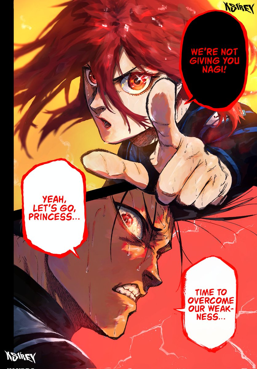 KsireyArts's tweet image. Yeah, let&apos;s go princess👹
#Chigiri #Barou #Coloring