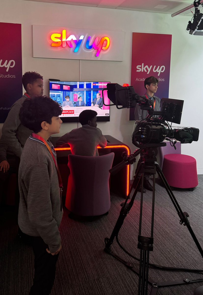 Today our 1st years enjoyed a wonderful trip to <a href="/SkyIreland/">Sky Ireland</a> HQ as part of Sky up. They had a tour of the building, made their own news bulletin and even interviewed local TD <a href="/OCallaghanJim/">Jim O'Callaghan TD</a> !