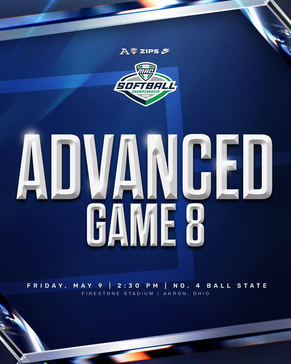 ZipsSB's tweet image. Akron Zips 🥎 advanced to play a rematch Ball State after defeating Northern Illinois 6-4 last night‼️

🆚 No. 4 Ball State
🏟️ Firestone Stadium | Akron, Ohio
⏰ 2:30 PM
📺 bit.ly/4jPyd24
📊 tinyurl.com/2y4uw54c
🏆 tinyurl.com/26cj5hlf

#GoZips🦘