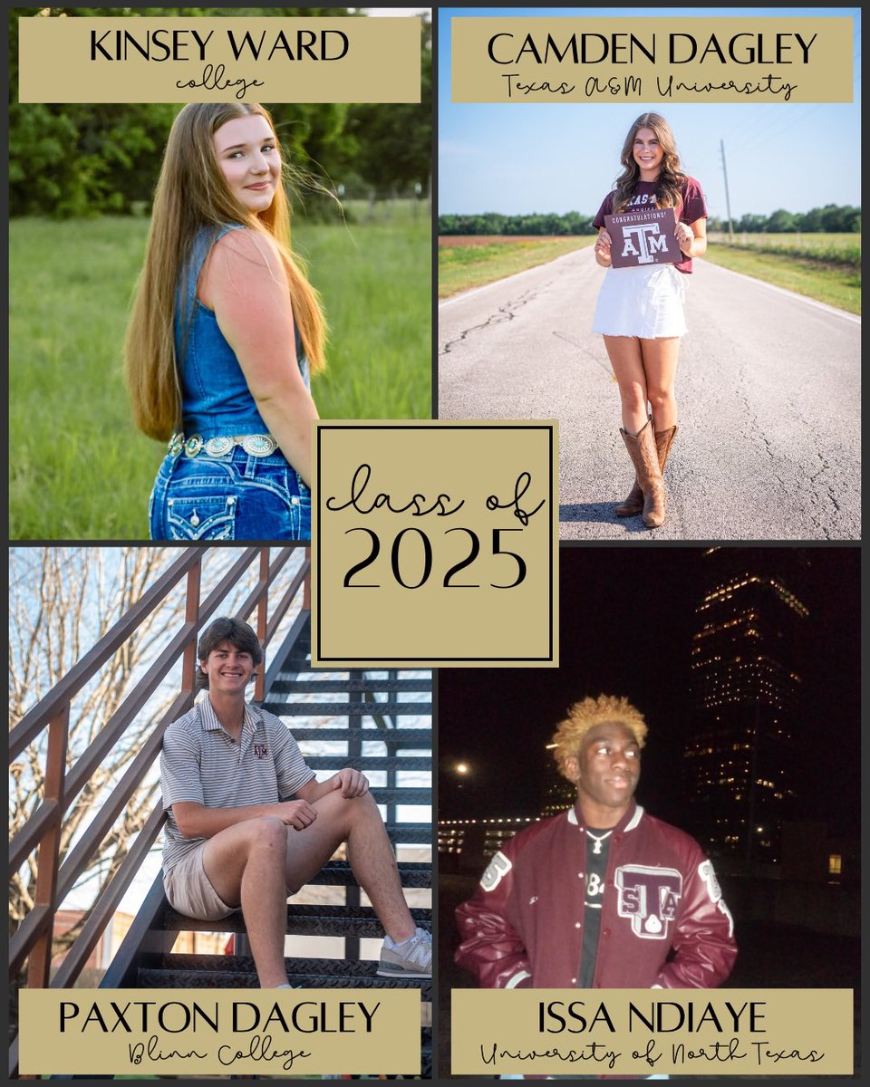 Congratulations to our amazing seniors in the Class of 2025! We are so proud of you and could not be more excited to celebrate you 💛 #SeniorSunday (But on a Friday)