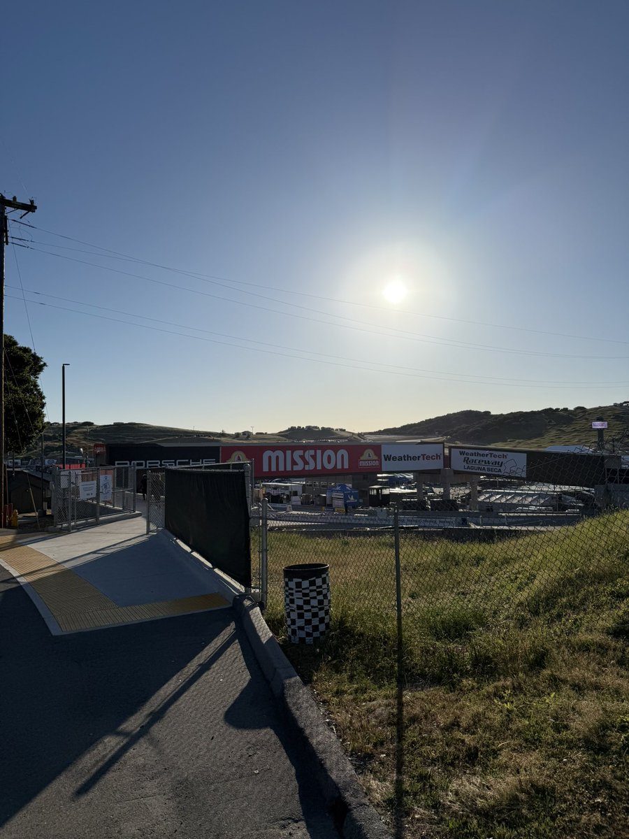 Arjuna Kankipati (@arjunakankipati) on Twitter photo Good morning <a href="/WeatherTechRcwy/">WeatherTech Raceway Laguna Seca</a>!
It’s a beautiful day, the only way it could get better? Cars on track - soon! <a href="/IMSARadio/">IMSA Radio</a> Good morning <a href="/WeatherTechRcwy/">WeatherTech Raceway Laguna Seca</a>!
It’s a beautiful day, the only way it could get better? Cars on track - soon! <a href="/IMSARadio/">IMSA Radio</a>
