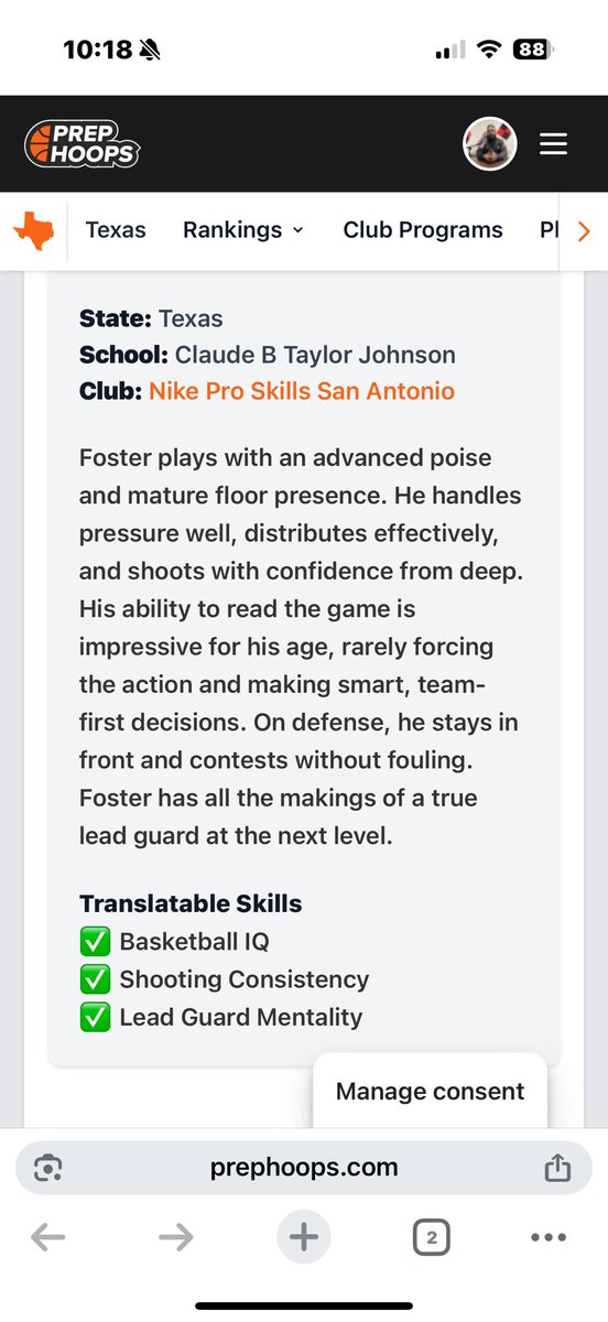 Chad Foster (@proskillschad) on Twitter photo Shoutout to <a href="/Dylan_F_2026/">Dylan Foster</a> for an awesome weekend this past weekend in Dallas <a href="/PHCircuit/">Prep Hoops Circuit π</a> #Mayhem this young man has been having a heck of a summer!! Coaches if u have a chance to catch him during live period u wont regret it !! <a href="/ProSkills_SA/">ProSkills San Antonio</a> <a href="/ProSkillsEYBL/">ProSkills Basketball</a> <a href="/ProskillsTalley/">Eric Talley</a> Shoutout to <a href="/Dylan_F_2026/">Dylan Foster</a> for an awesome weekend this past weekend in Dallas <a href="/PHCircuit/">Prep Hoops Circuit π</a> #Mayhem this young man has been having a heck of a summer!! Coaches if u have a chance to catch him during live period u wont regret it !! <a href="/ProSkills_SA/">ProSkills San Antonio</a> <a href="/ProSkillsEYBL/">ProSkills Basketball</a> <a href="/ProskillsTalley/">Eric Talley</a>