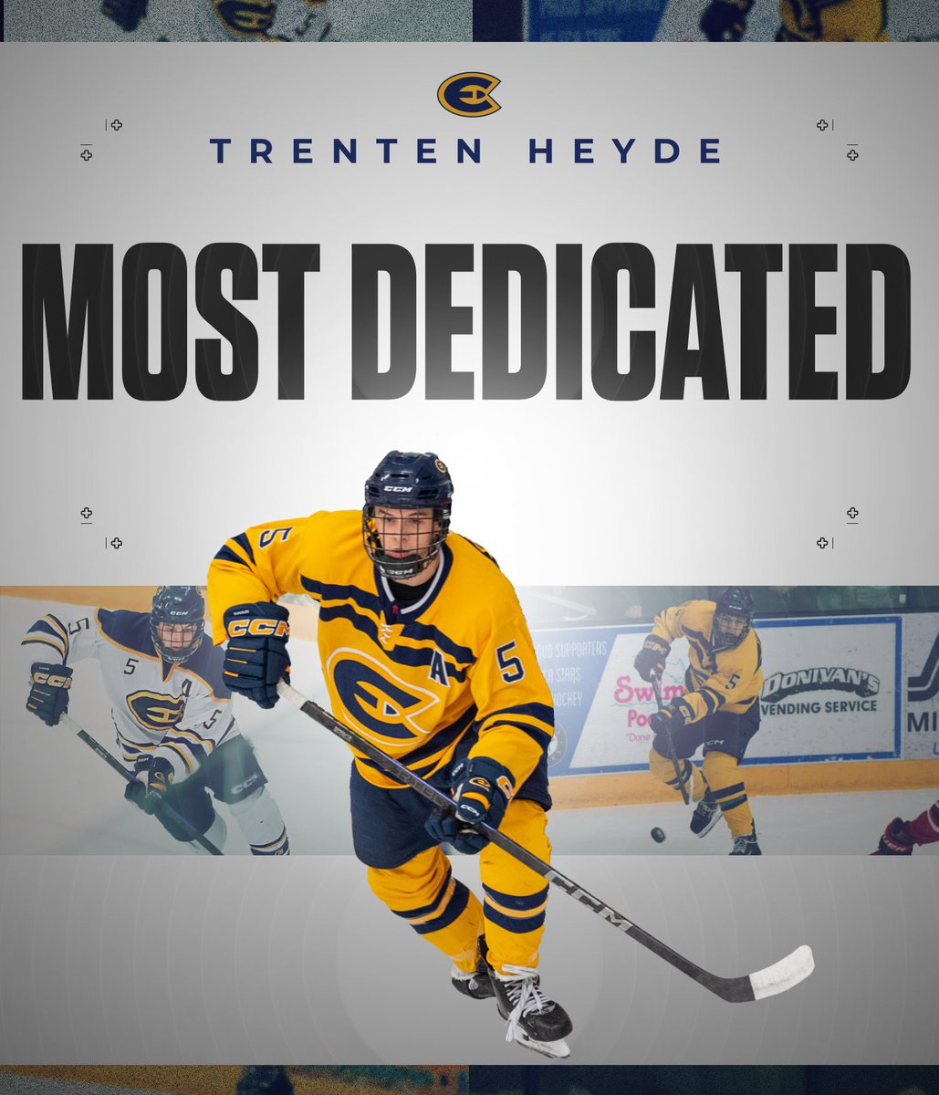🟦Your 2024-25 Blugold Hockey Team Awards!🟨
Team MVP - Max Gutjahr
Highest Work Ethic - Trenten Heyde
Top Freshman - Max Dronen
Most Dedicated - Trenten Heyde
#EarnIt | #RollGolds