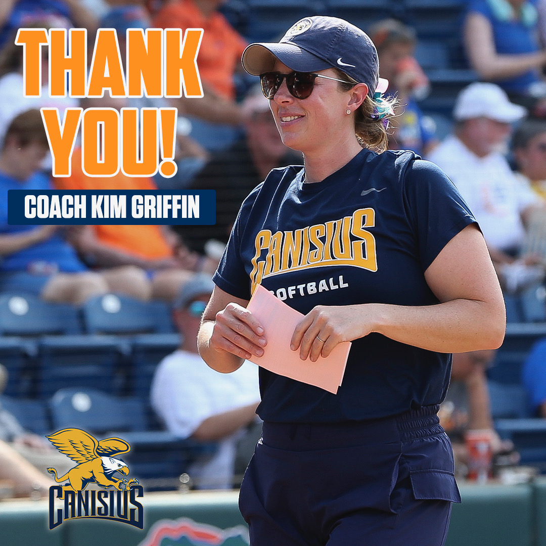 Kim Griffin, head coach of <a href="/GriffsSoftball/">Canisius Softball</a>, announced today that she is stepping down to pursue a new career in mental health counseling.

On behalf of the entire Canisius athletic department and #Griffs everywhere, thank you, Kim!

Full Release:
📰: tinyurl.com/2v9hzj3e