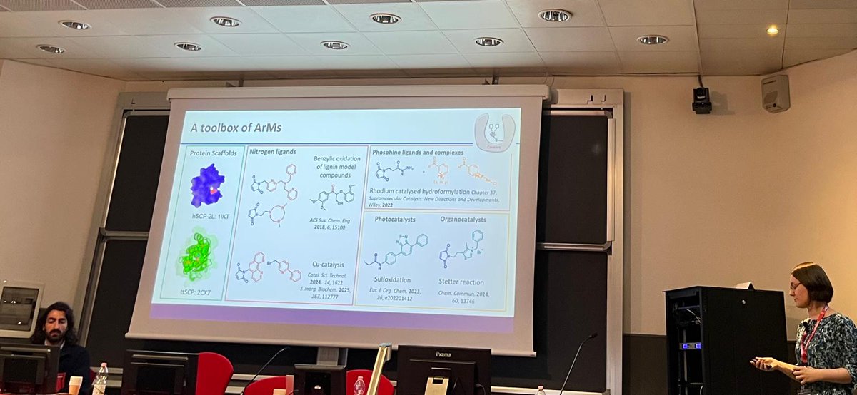 Martina_L_Contente (@ml_contente) on Twitter photo Last invited speaker of #BiocatCodeExpander satellite event is Amanda Jarvis (University of Edinburgh) with a presentation titled "Using genetic code expansion to access artificial metalloproteins" <a href="/IvanaDrienovska/">Ivana Drienovska</a> <a href="/NextGenBiocat/">NextGenBiocat</a> Last invited speaker of #BiocatCodeExpander satellite event is Amanda Jarvis (University of Edinburgh) with a presentation titled "Using genetic code expansion to access artificial metalloproteins" <a href="/IvanaDrienovska/">Ivana Drienovska</a> <a href="/NextGenBiocat/">NextGenBiocat</a>