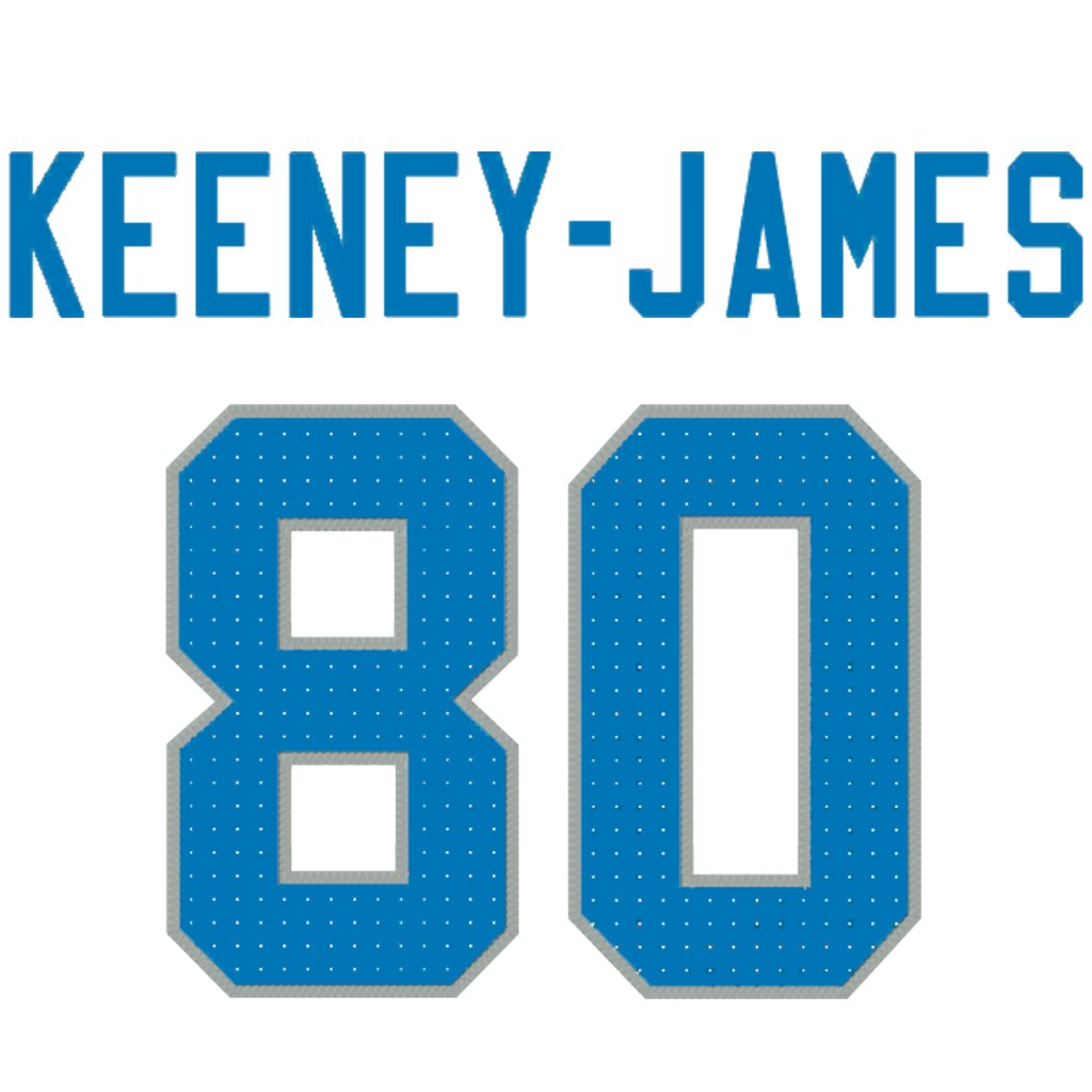 NFL Jersey Numbers (@nfl_jersey_num) on Twitter photo Detroit Lions WR Jakobie Keeney-James (<a href="/JakobieKJames/">Jakobie Keeney-James</a>) is wearing number 80. Last assigned to Jalon Calhoun. #OnePride Detroit Lions WR Jakobie Keeney-James (<a href="/JakobieKJames/">Jakobie Keeney-James</a>) is wearing number 80. Last assigned to Jalon Calhoun. #OnePride