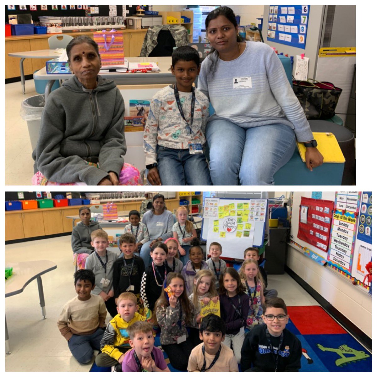 This guy was the only one who didn’t guess the Mystery Reader and it was HIS mom (and grandma). 😂🥰#BulldogBest🐾