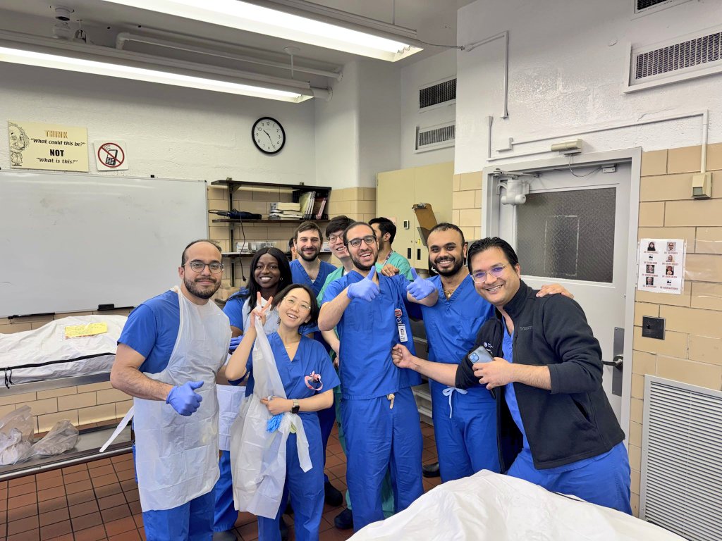 MontefioreUrology (@montefioreuro) on Twitter photo Back to the #anatomy lab this morning for our residents to learn pelvic and genitourinary anatomy!
Annual hands-on surgical simulation led by <a href="/drchalouhy/">Charbel chalouhy</a> and Dr. Whitney Clearwater
#urology #UroRes
Grateful to our teaching faculty!
#TeacherAppreciationWeek Back to the #anatomy lab this morning for our residents to learn pelvic and genitourinary anatomy!
Annual hands-on surgical simulation led by <a href="/drchalouhy/">Charbel chalouhy</a> and Dr. Whitney Clearwater
#urology #UroRes
Grateful to our teaching faculty!
#TeacherAppreciationWeek