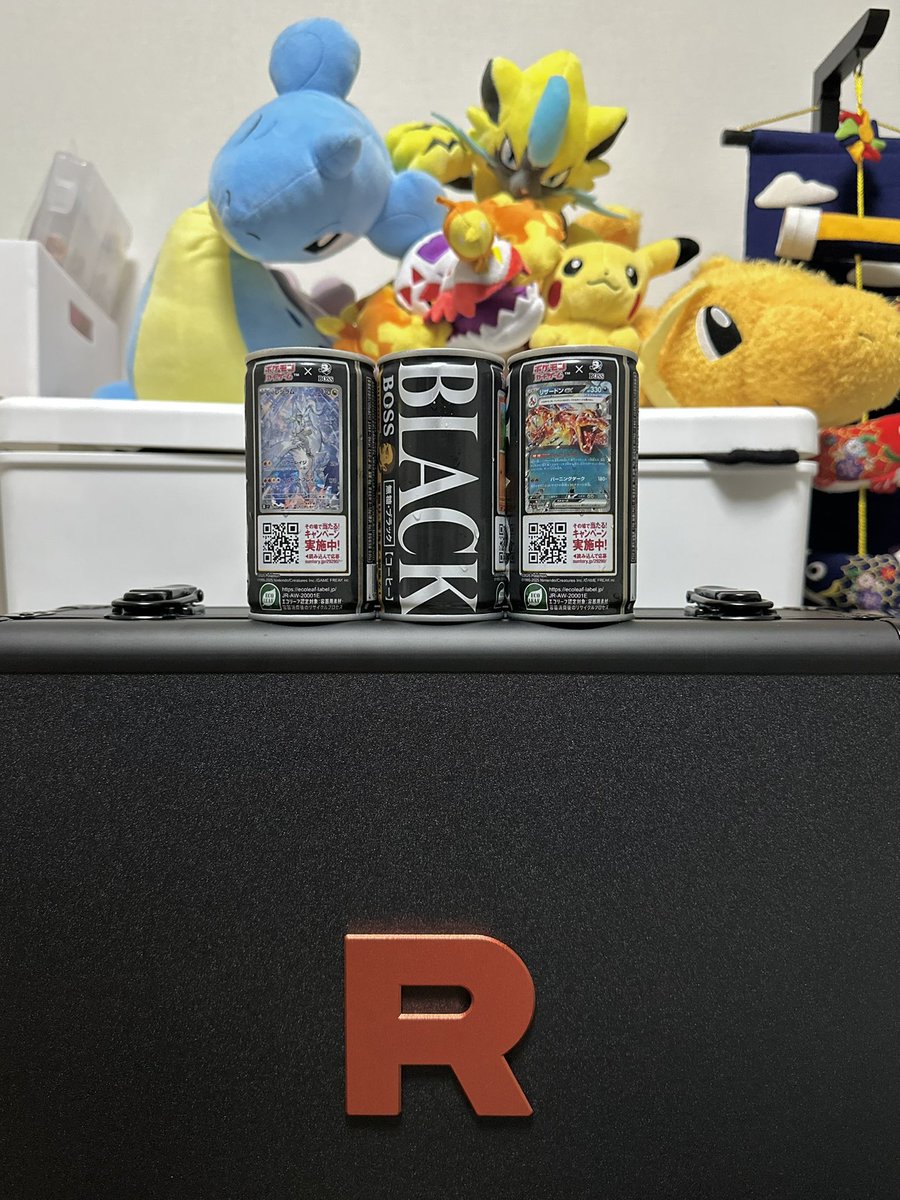 papashima23's tweet image. ボスよろしくお願いします🙏
@_craftboss 
#BOSSとボス
#ポケカ
#集めるポケカ缶