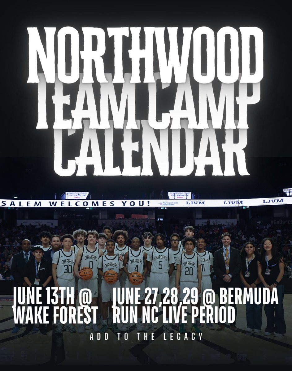 June is right around the corner!!!  College Coaches please take a look at the Northwood Chargers this summer.  Plenty of D1 and D2 caliber players