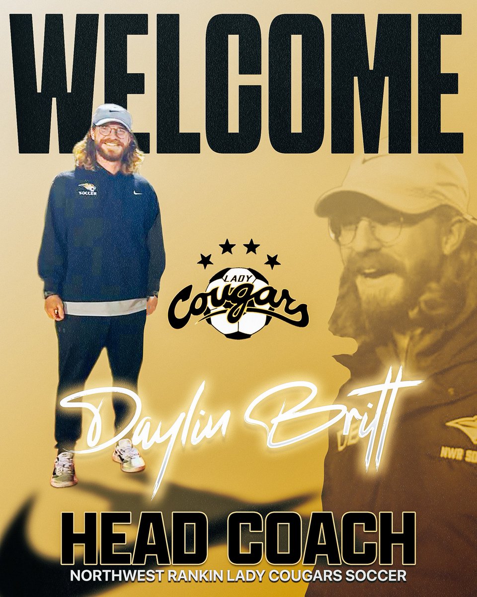 Introducing our new Northwest Rankin High School Lady Cougars Soccer Coach, Daylin Britt! 🐾⚽️