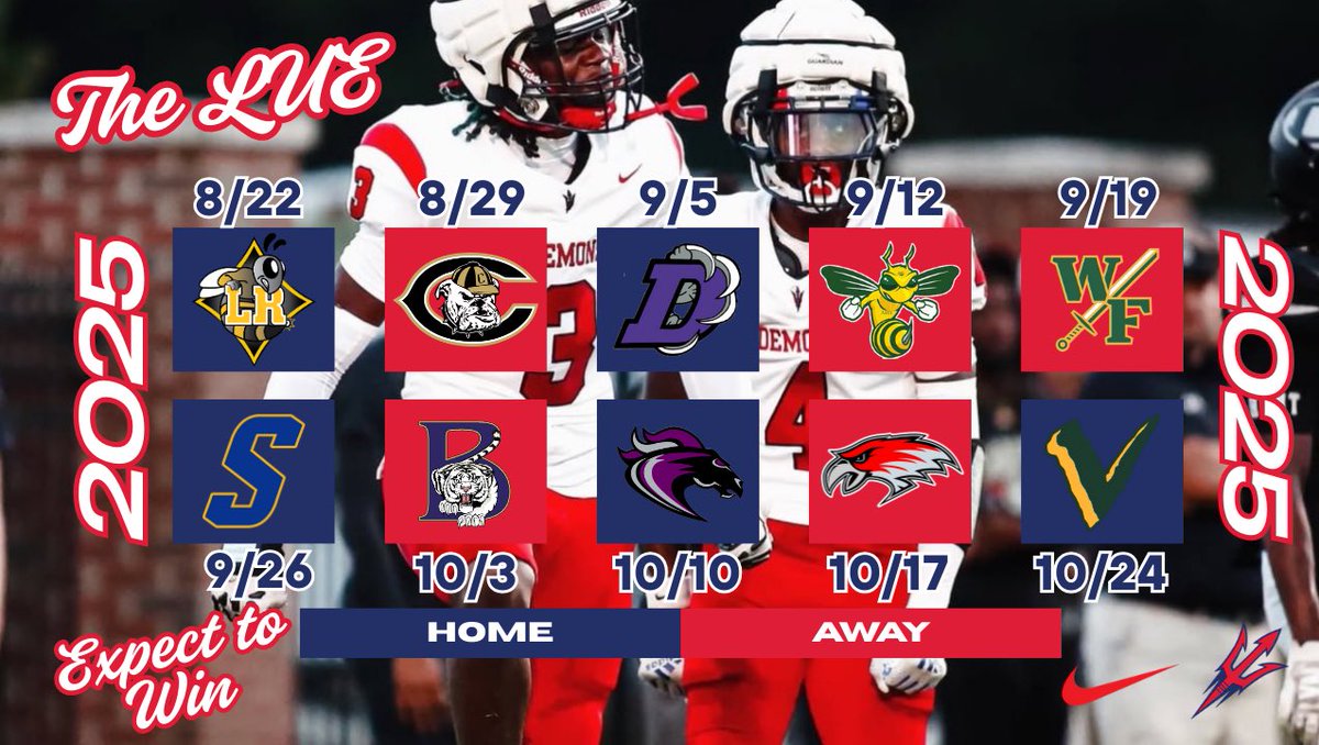The New Demon Era begins 👹

The Official schedule for the 2025 season.

#ExpectToWin #Juice #DemonMentality