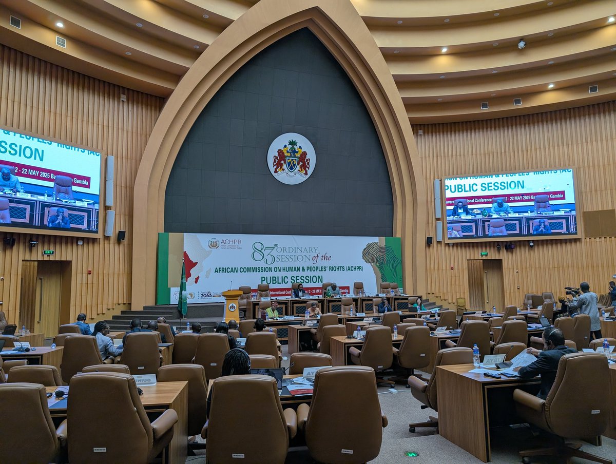 #Ethiopia undergoes its periodic review before <a href="/achpr_cadhp/">African Commission on Human and Peoples' Rights</a> under the State Reporting procedure. <a href="/ISHRglobal/">ISHR</a> is keeping a keen eye on the situation of #HRDs and of freedoms of association and assembly in the country 🇪🇹