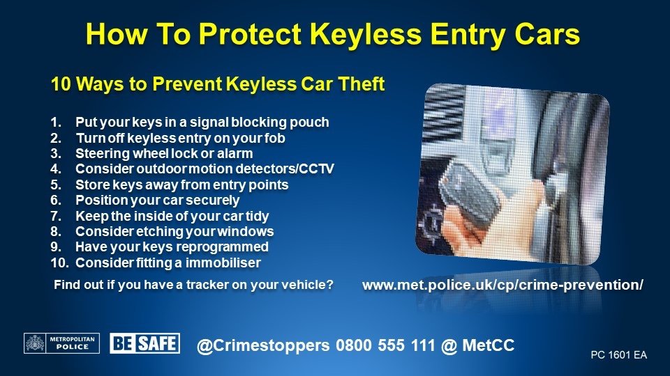 Please be very aware of car theft of family type SUVs by the thieves accessing the car's electrics from behind the near side headlight.  It may be wise to have an updated alarm fitted and a ghost immobiliser.  Please also think about fitting a full round steering wheel lock.