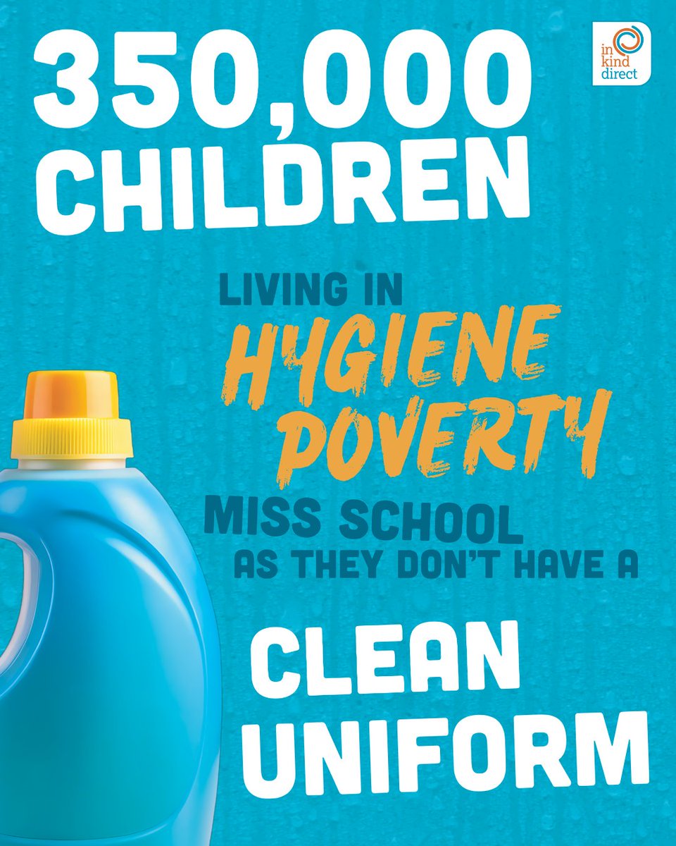 No child should have to miss school and fall behind because they don't have a clean school uniform.

Hygiene poverty is #NotAChoice and we're doing everything we can to end it.