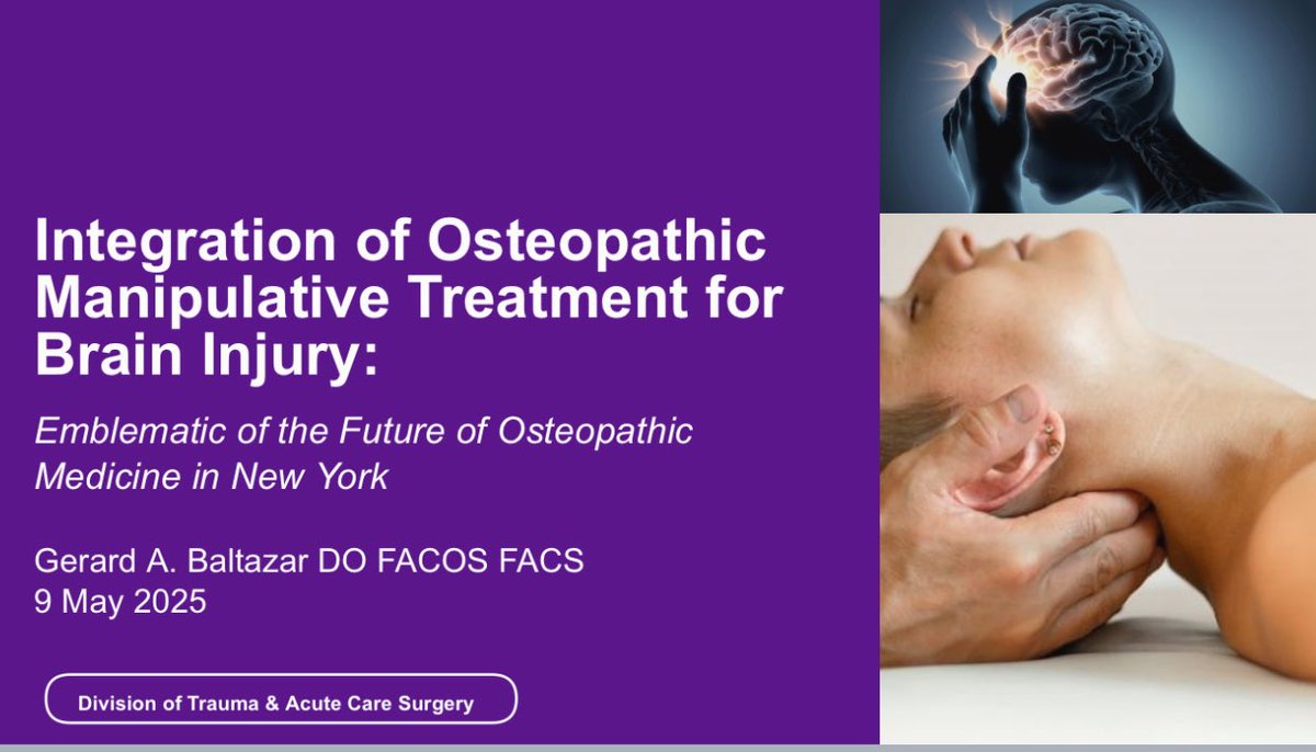 Trauma Surgeonās Personal Account (@baltazarsurgery) on Twitter photo Second talk on the second day <a href="/NYSOMS1/">New York State Osteopathic Medical Society</a> Regional #Osteopathic Conference by yours truly.
Did you know <a href="/NYULHLI_Trauma/">Trauma & ACS of NYU Langone Hospital-Long Island</a> is in their FIFTH year of running an #OMT for #Trauma Program where we treat #TBI & other injuries?
#DOproud
<a href="/ACOSurgeons/">ACOS</a>
<a href="/ACOS_MSS/">ACOS-MSS</a>
<a href="/EAST_TRAUMA/">EAST</a>
<a href="/biaamerica/">Brain Injury Assoc.</a> Second talk on the second day <a href="/NYSOMS1/">New York State Osteopathic Medical Society</a> Regional #Osteopathic Conference by yours truly.
Did you know <a href="/NYULHLI_Trauma/">Trauma & ACS of NYU Langone Hospital-Long Island</a> is in their FIFTH year of running an #OMT for #Trauma Program where we treat #TBI & other injuries?
#DOproud
<a href="/ACOSurgeons/">ACOS</a>
<a href="/ACOS_MSS/">ACOS-MSS</a>
<a href="/EAST_TRAUMA/">EAST</a>
<a href="/biaamerica/">Brain Injury Assoc.</a>
