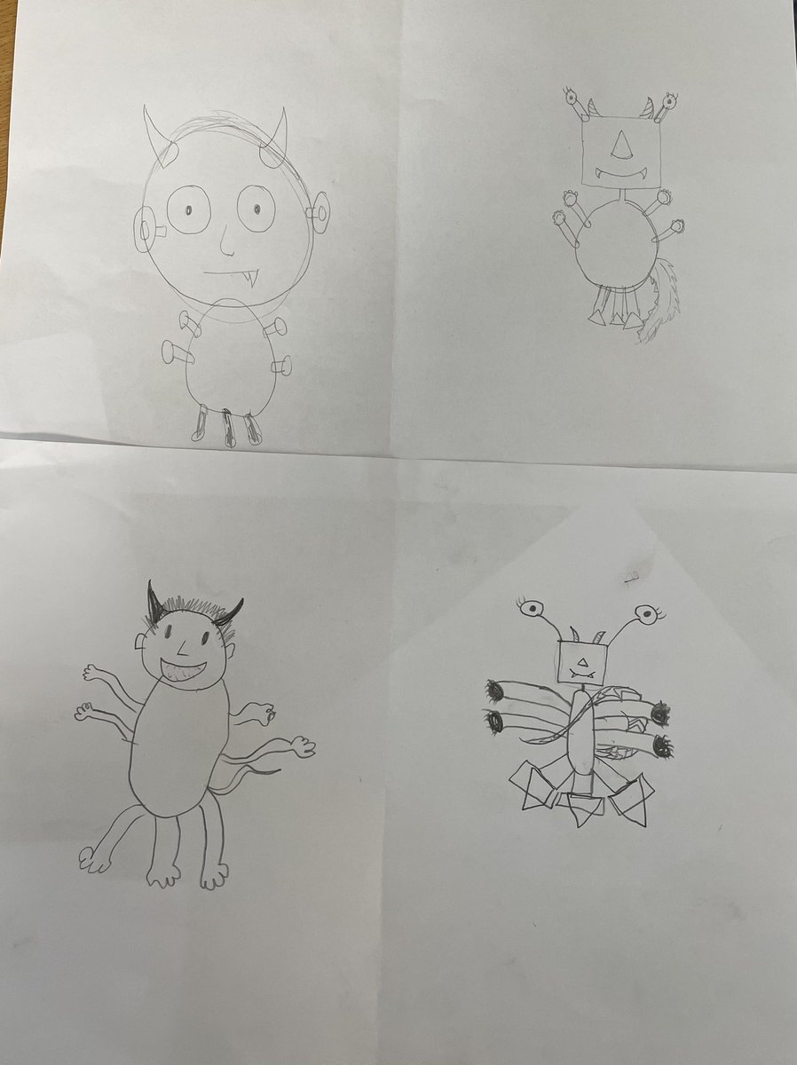 AddiewellPS's tweet image. No digital devices meant some coding unplugged for P5 today! We tried some different algorithms to draw a monster &amp;amp; agreed that we definitely need to be accurate and precise with our instructions.  Then we coded some sequences for secret handshakes - we were very creative! 🤝