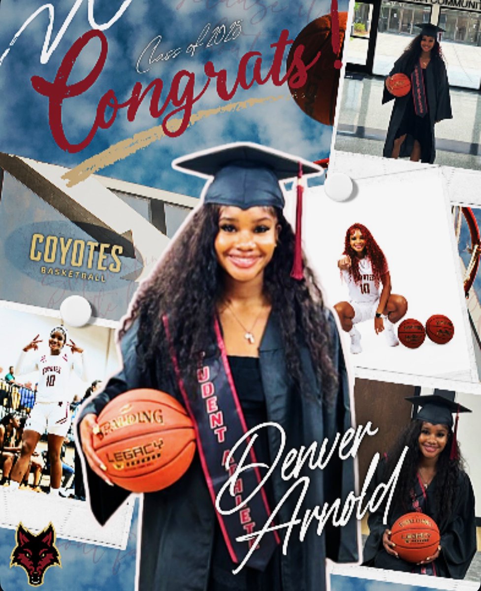 Coastal Alabama South Lady Coyotes Basketball (@coastalsouthwbb) on Twitter photo Congratulation to Denver Arnold our lone Sophomore on her graduation today. Enjoy this big day and continue to progress forward. We will miss you BIG!!! Thank you for everything you have done for our program. <a href="/CoastalAL_south/">Coastal Alabama South Athletics</a> <a href="/southalhofpg/">Coach Cedric Yelding</a> <a href="/blueprintath/">BluePrintPerformance</a> Congratulation to Denver Arnold our lone Sophomore on her graduation today. Enjoy this big day and continue to progress forward. We will miss you BIG!!! Thank you for everything you have done for our program. <a href="/CoastalAL_south/">Coastal Alabama South Athletics</a> <a href="/southalhofpg/">Coach Cedric Yelding</a> <a href="/blueprintath/">BluePrintPerformance</a>
