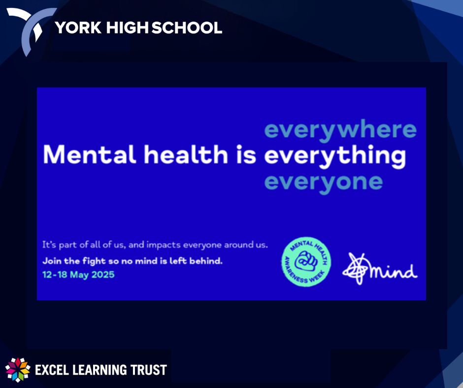 🧠 Mental Health Awareness Week 🧠

Next week is Mental Health Awareness week and over the course of the week we will be shining a light on mental health

Mental health is everything, everywhere, everyone.