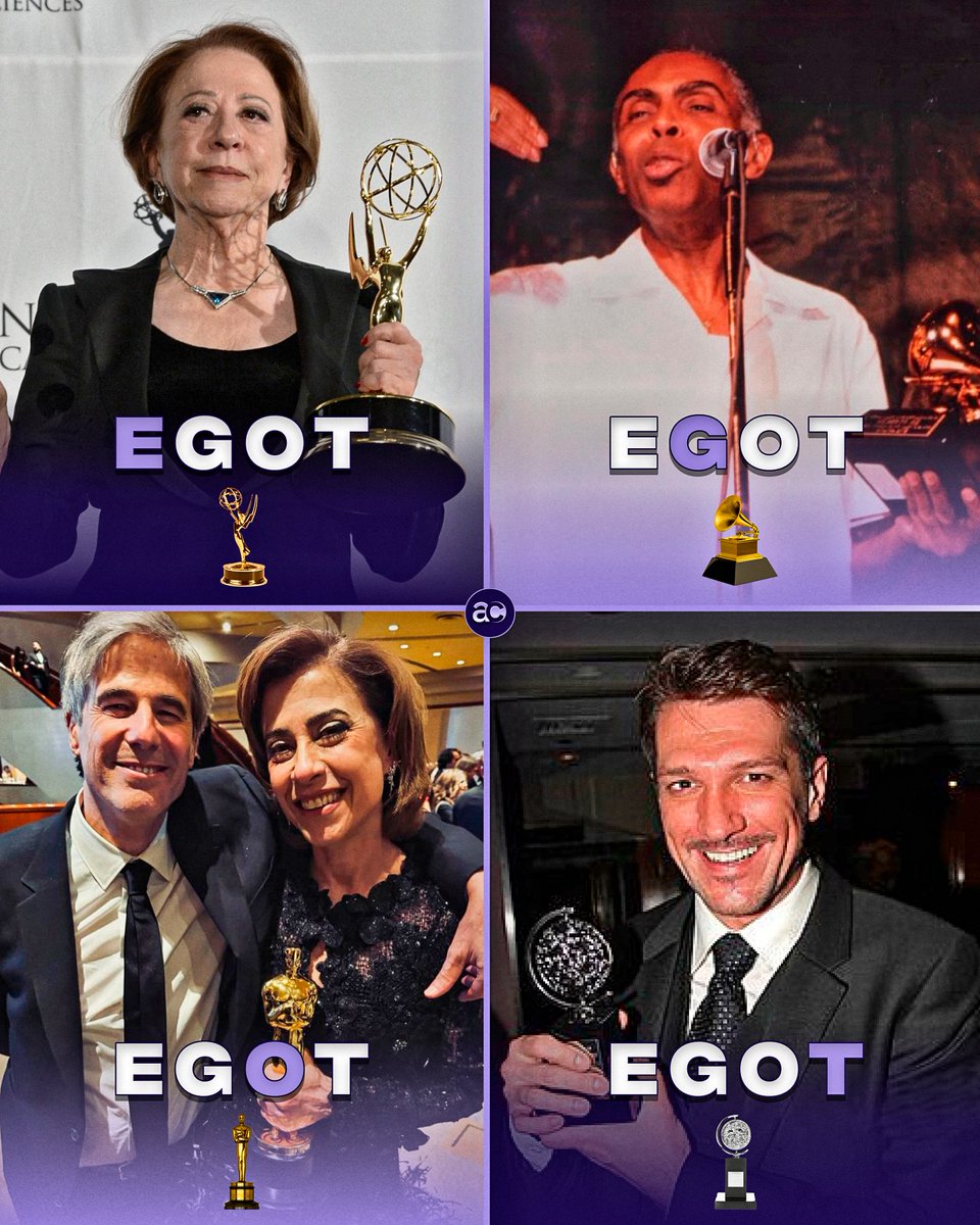 AcervoCharts's tweet image. Brasil é um país EGOT. 🇧🇷✨