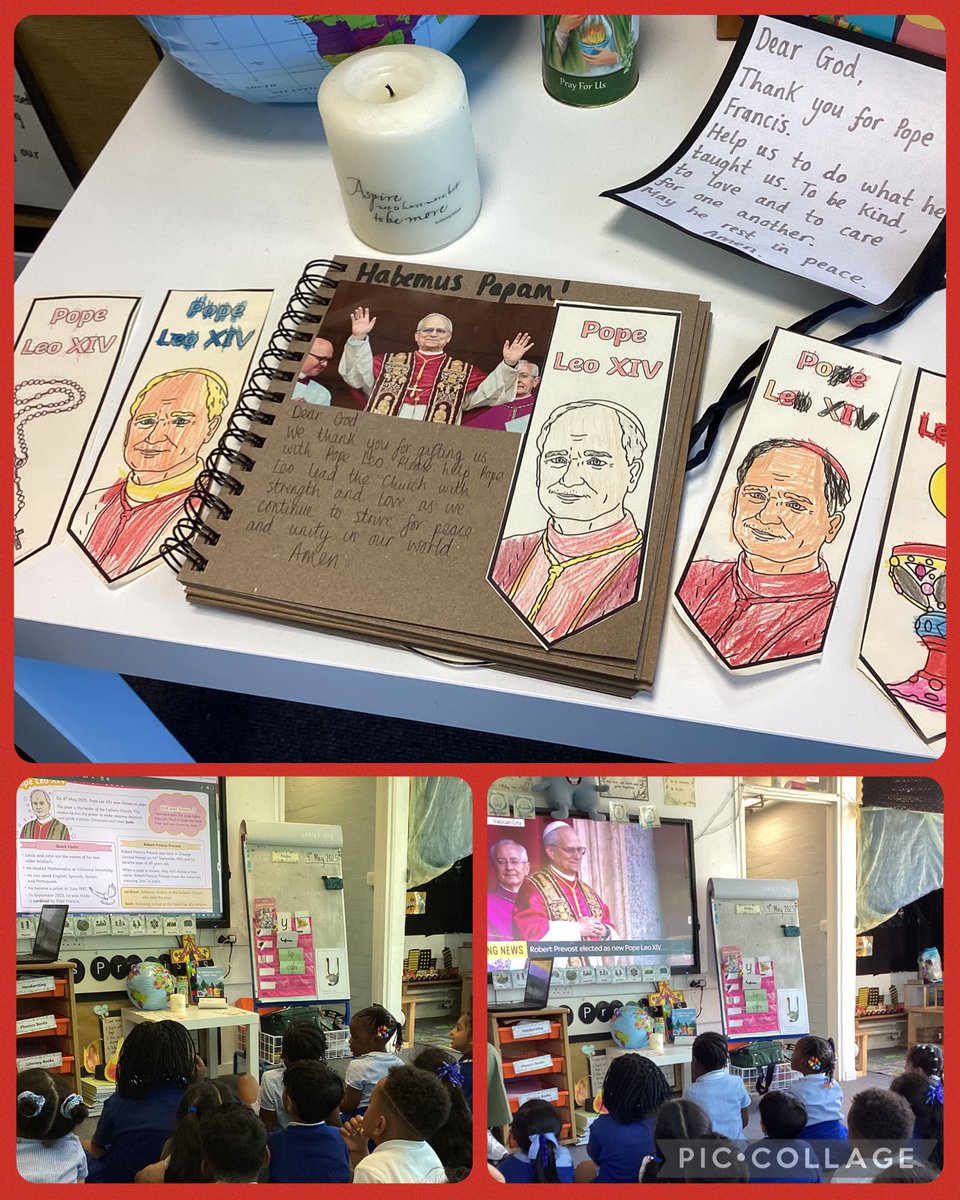 Miss Brown (@stannessycamore) on Twitter photo Habemus Papam! We have a new Pope! Reception watched the first apperance of Pope Leo and learned about his earlier life this afternoon. We prayed for the future of the Church and Pope Leo! #REStAnnes <a href="/StAnnesLiv/">St Anne's Liverpool</a> Habemus Papam! We have a new Pope! Reception watched the first apperance of Pope Leo and learned about his earlier life this afternoon. We prayed for the future of the Church and Pope Leo! #REStAnnes <a href="/StAnnesLiv/">St Anne's Liverpool</a>