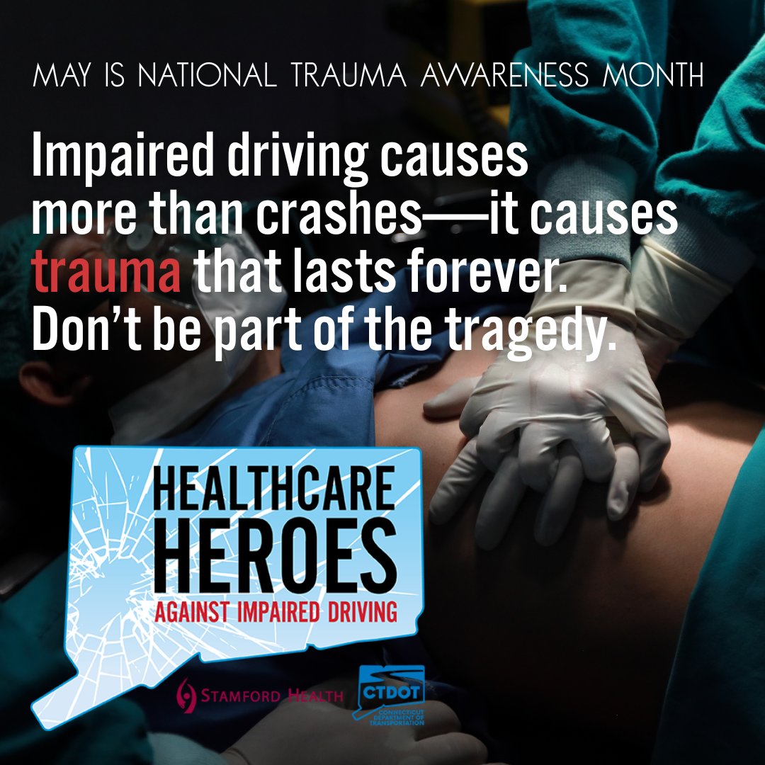 May is National Trauma Awareness Month 🚨. Every second counts after a crash, but some injuries last a lifetime. Choose safety and save lives. Don’t drive impaired.