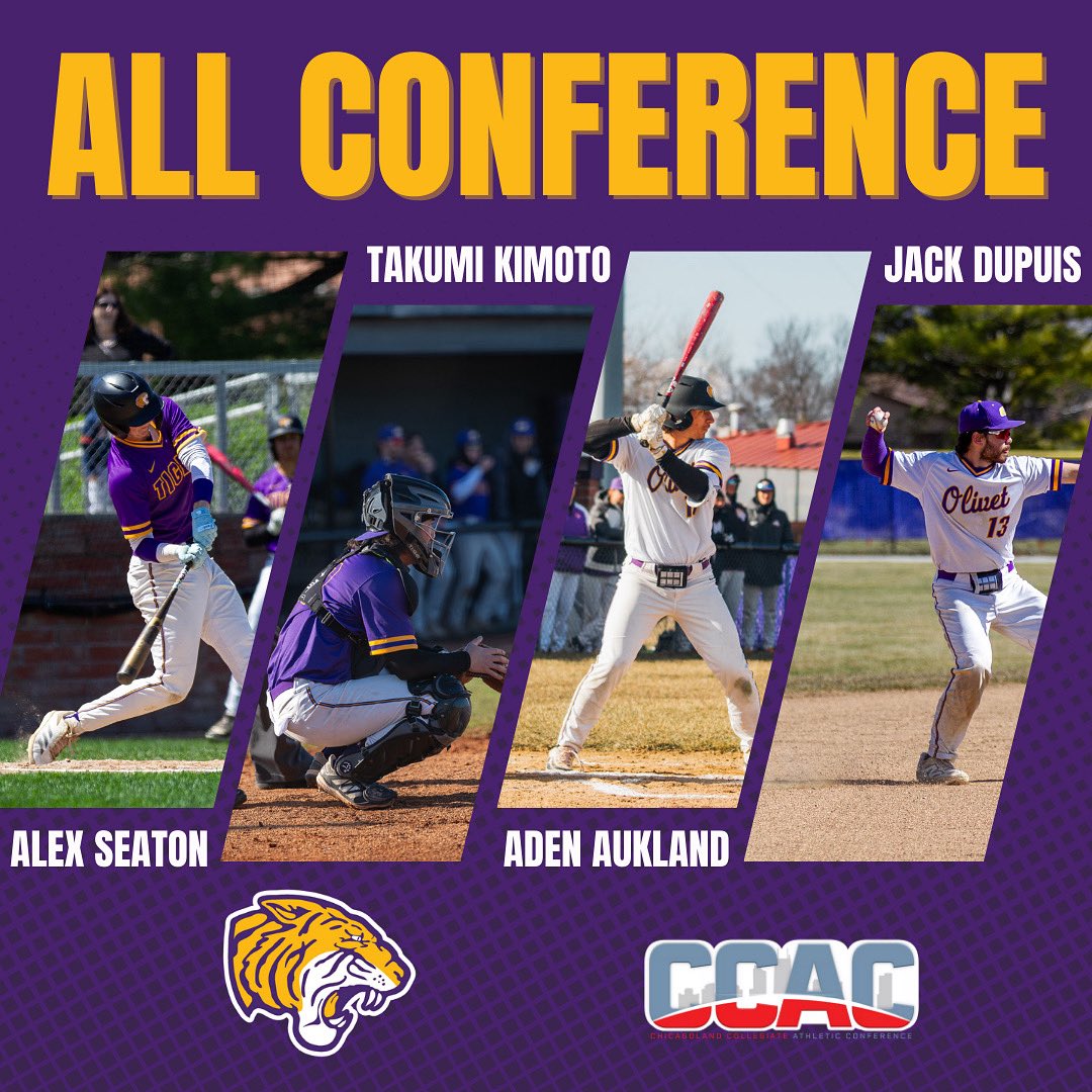 🏅 ALL CONFERENCE 🏅

We had 4️⃣ members of our team earn CCAC All Conferenfe recognition this season. 

🥇Alex Seaton - 3B
🥈Takumi Kimoto - C
🥈Jack Dupuis - SS
🥈Aden Aukland - OF

Alex Seaton was also recognized as Freshman of the Year. 

#ForONU