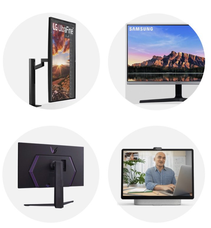 HomeTechCo's tweet image. Notice something? Any monitor today is pretty much the same, a screen on a stand.
Guess it does the job but not much innovation or design for the last 10+ years (maybe Apple?).
Are y’all ready for something new?
#perfectsetup