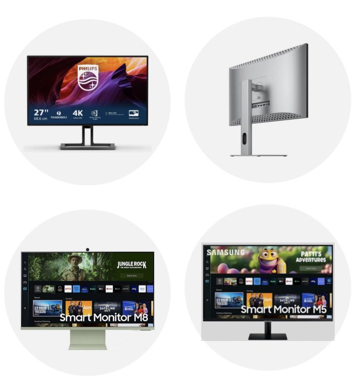 HomeTechCo's tweet image. Notice something? Any monitor today is pretty much the same, a screen on a stand.
Guess it does the job but not much innovation or design for the last 10+ years (maybe Apple?).
Are y’all ready for something new?
#perfectsetup
