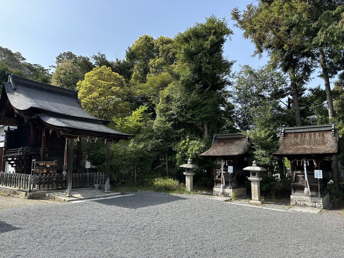 aimitadashi's tweet photo. 三井寺を出て、近くの三尾神社へ。車で行ったので一方通行が多くややこしい。時間があれば三井寺から近いので歩いた方が良い。境内は静かで本殿が重文である。
#三尾神社 #重要文化財 #滋賀県大津市 https://t.co/Ez6BtVP5rx