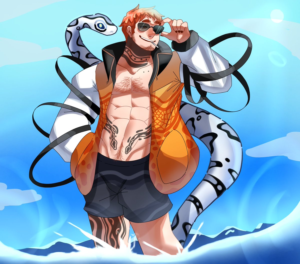 jayfroge's tweet photo. Water Snek 🌅🐍 

2/3 for the Brothers only Jack left, LETS GOOOO https://t.co/H25r2rofhf