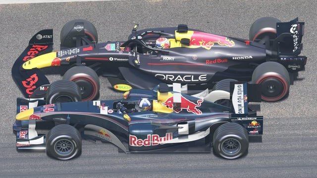jaapjandevries's tweet image. Formule1: 2008 versus nu.