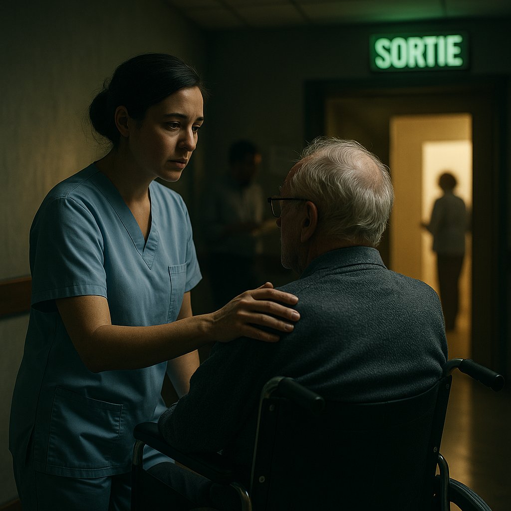 Quelques jours pour obtenir une #euthanasie
Mais combien pour être soulagé, accompagné, respecté ?

#HEPAD #handicap #hopital Quand le système de #santé s’effondre, l'injection létale devient une sortie de secours.

Réaction #infirmière sur 
syndicat-infirmier.com/L-infirmiere-d…